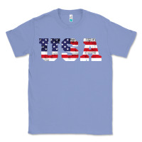 Colony Blue usa Classic Tee - DesigneFamous