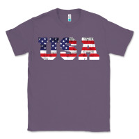 Lavender usa Classic Tee - DesigneFamous