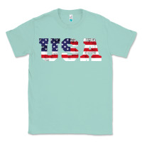 Seafoam usa Classic Tee - DesigneFamous