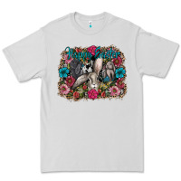 Dove Grey Happy Easter Premium Tee - CowhideDigitalArt