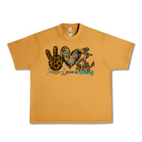 Peanut Butter peace love anchors Urban Heavy Tee - RacoonDesign