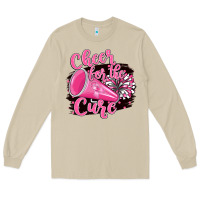 Mushroom Cheer For The Cure Long Sleeve Tee - BarkalooDesign