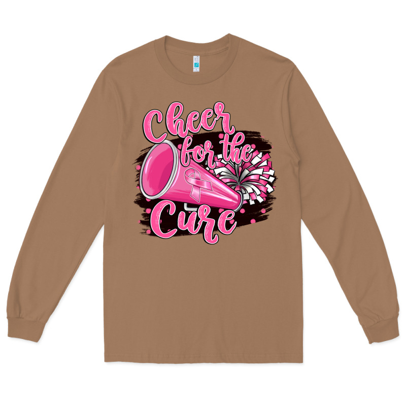 Cheer For The Cure Long Sleeve Tee by BarkalooDesign | Teevron
