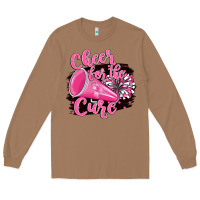 Toasted Coconut Cheer For The Cure Long Sleeve Tee - BarkalooDesign