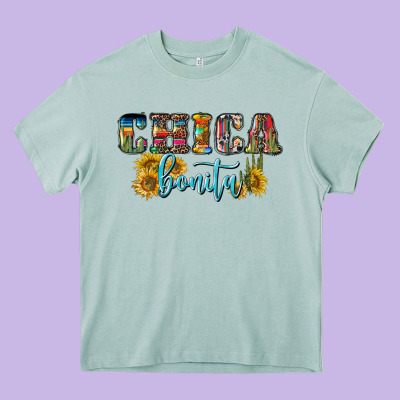Chica Bonita Heavy Core Tee Designed By Bundleandbundleshop