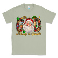 Matcha with god all things are possible with santa claus bbs Classic Tee - BundleAndBundleShop