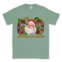 Sage with god all things are possible with santa claus bbs Classic Tee - BundleAndBundleShop