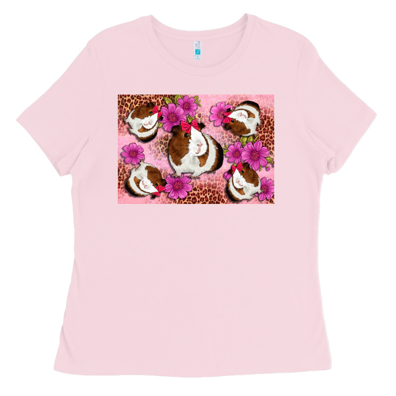 Guinea Pig Flowers Ladies Tee by Artiststas | Teevron