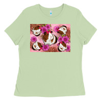 Matcha Guinea pig flowers Ladies Tee - Artiststas