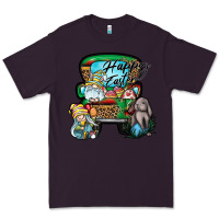 Plum Happy Easter Premium Tee - CowhideDigitalArt