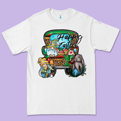 Happy Easter Premium Tee Designed By Cowhidedigitalart