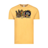 Vintage Mustard peace love pool Vintage Tee - RacoonDesign
