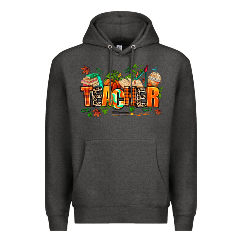 Fall Teacher Premium Hoodie by AdoDesignShop | Teevron