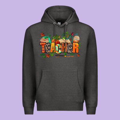 Fall Teacher Premium Hoodie Designed By Adodesignshop