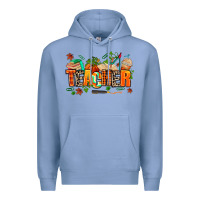 Colony Blue fall teacher Premium Hoodie - AdoDesignShop