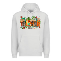 Dove Grey fall teacher Premium Hoodie - AdoDesignShop