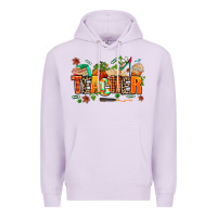 Lilac fall teacher Premium Hoodie - AdoDesignShop