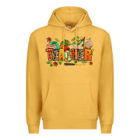 Mustard fall teacher Premium Hoodie - AdoDesignShop