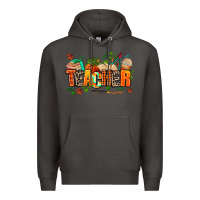 Smoke fall teacher Premium Hoodie - AdoDesignShop