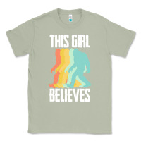 Matcha bigfoot t  shirt bigfoot   this girl believes t  shirt Classic Tee - DesigneFamous