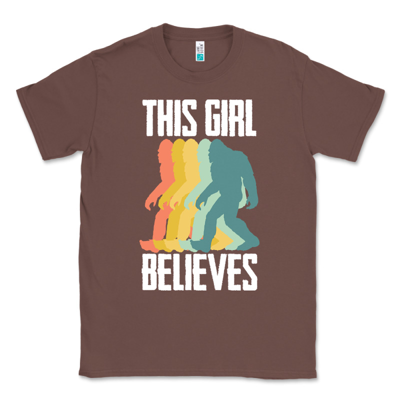 Bigfoot T  Shirt Bigfoot   This Girl Believes T  Shirt Classic Tee by DesigneFamous | Teevron