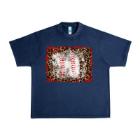 Navy baseball leopard background Urban Heavy Tee - RanaPortraitStore