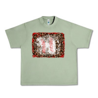 Oil Green baseball leopard background Urban Heavy Tee - RanaPortraitStore
