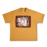 Peanut Butter baseball leopard background Urban Heavy Tee - RanaPortraitStore