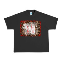 Pigment Black baseball leopard background Urban Heavy Tee - RanaPortraitStore