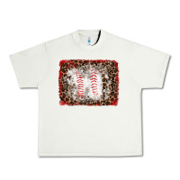 Pistachio baseball leopard background Urban Heavy Tee - RanaPortraitStore
