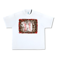 White baseball leopard background Urban Heavy Tee - RanaPortraitStore