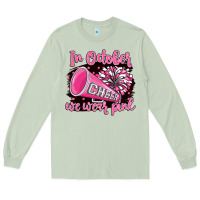 Matcha in october we wear pink cheer Long Sleeve Tee - BarkalooDesign