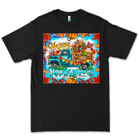 Black happy thanksgiving Premium Tee - CowhideDigitalArt