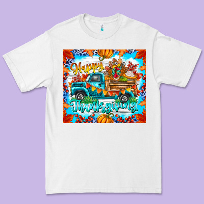 Happy Thanksgiving Premium Tee Designed By Cowhidedigitalart