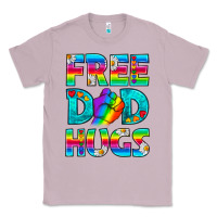 Lilac Pride LGBTQ Free Dad Hugs Classic Tee - BundleAndBundleShop