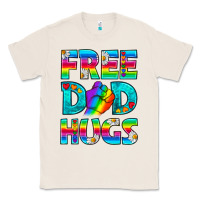 Natural Pride LGBTQ Free Dad Hugs Classic Tee - BundleAndBundleShop