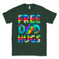 Sports Green Pride LGBTQ Free Dad Hugs Classic Tee - BundleAndBundleShop