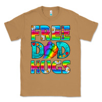 Toasted Coconut Pride LGBTQ Free Dad Hugs Classic Tee - BundleAndBundleShop