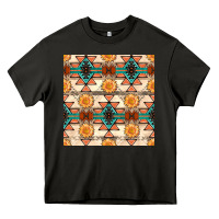 Asphalt native american aztec seamless pattern 1 Heavy Core Tee - BundleAndBundleShop