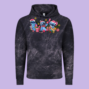Pink Christmas Stitch And Gifts Vintage Hoodie Designed By Adodesignshop