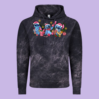 Pink Christmas Stitch And Gifts Vintage Hoodie Designed By Adodesignshop