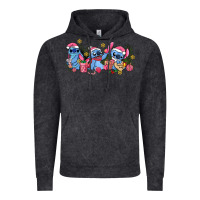 Vintage Black pink christmas stitch and gifts Vintage Hoodie - AdoDesignShop