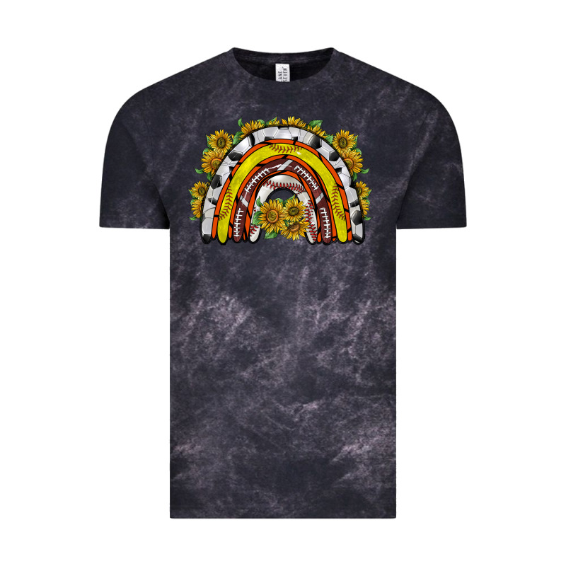 Sunflower Sports Rainbow Vintage Tee by RacoonDesign | Teevron