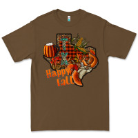 Cacao happy fall texas Premium Tee - CowhideDigitalArt