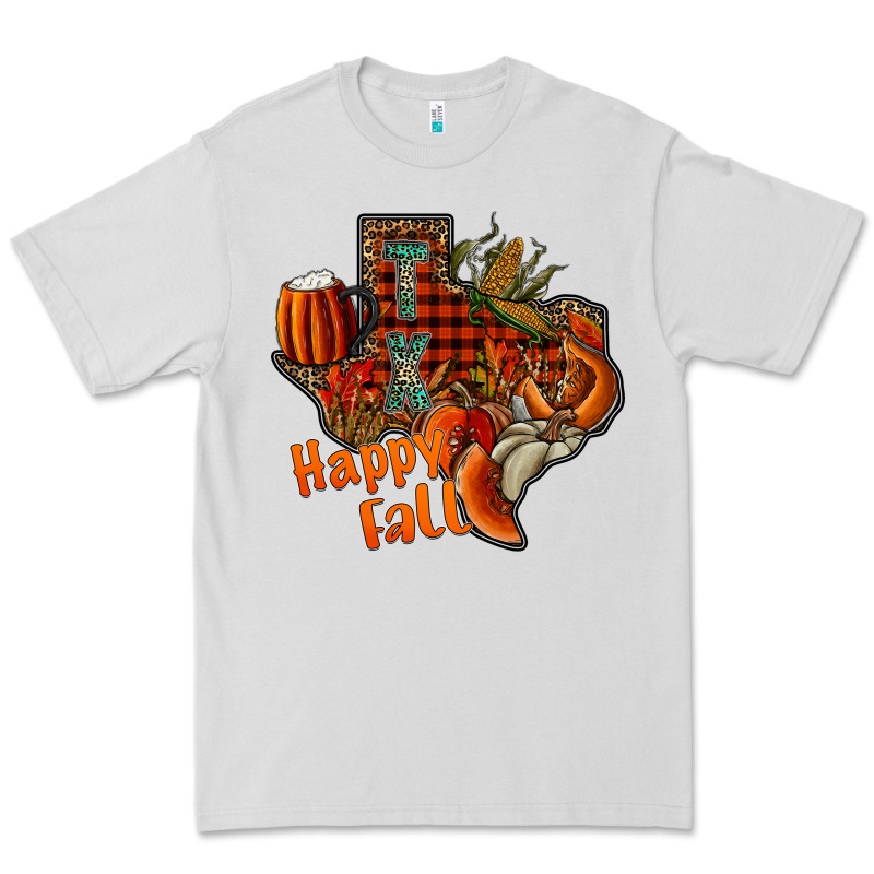 Happy Fall Texas Premium Tee by CowhideDigitalArt | Teevron