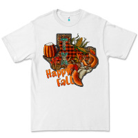 White happy fall texas Premium Tee - CowhideDigitalArt