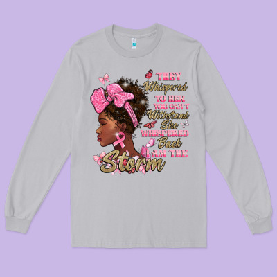 They Whispered To Hear You Cant Withstand The Stor Long Sleeve Tee Designed By Barkaloodesign
