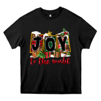 Black Joy To The World Heavy Core Tee - FaDigitalArtStudio