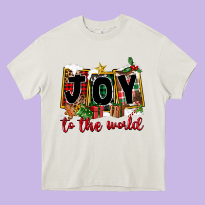 Joy To The World Heavy Core Tee Designed By Fadigitalartstudio