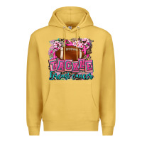 Antique Gold tackle breast cancer Premium Hoodie - AdoDesignShop